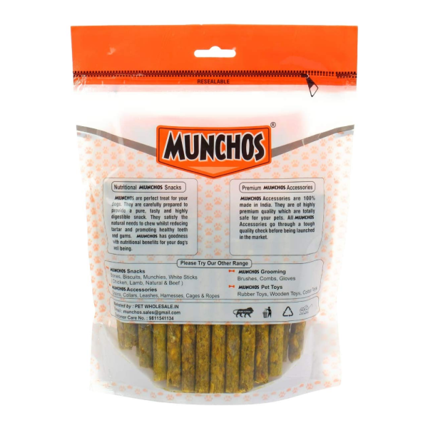 Munchos Premium Chicken Munchies Stick Dog Treats Supply