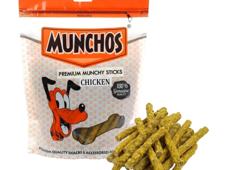 Munchos Premium Chicken Munchies Stick Dog Treats Supply