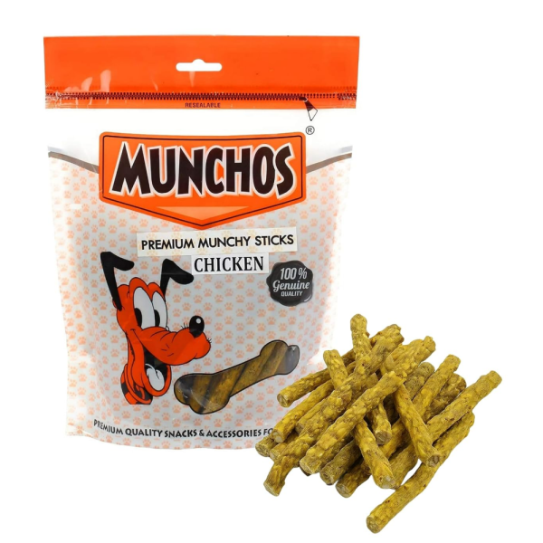 Munchos Premium Chicken Munchies Stick Dog Treats Supply