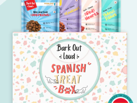 Bark Out Loud by Vivaldis Prefect Gifting Spanish Treat Box for Dogs For Discount