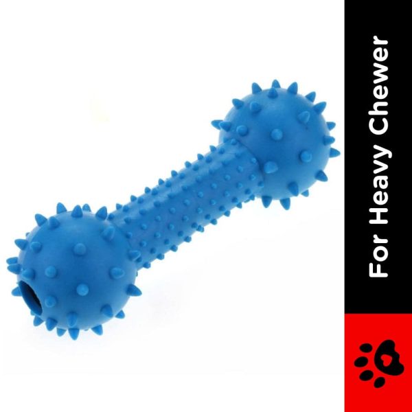 Pet Vogue Bone Shaped Rubber Chew Toy and Bouncy Rubber Ball Toys Combo for Dogs Sale