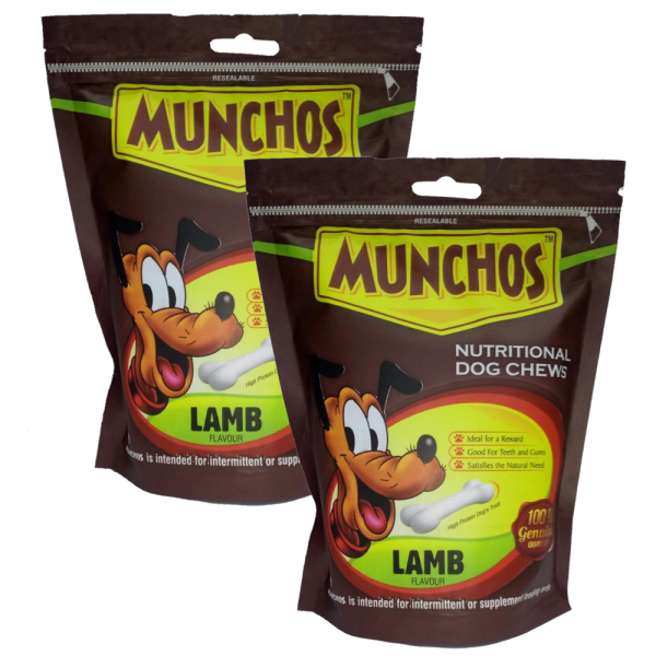 Munchos Nutritional Lamb Chew Stick Dog Treats on Sale