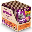 Whiskas Chicken With Salmon Wakame Seaweed in Gravy and Chicken With Tuna And Carrot in Gravy Adult Cat Wet Food Combo Online