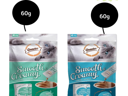 Gnawlers Chicken and Liver And Mussel Flavour Creamy Cat Treats Combo Online Hot Sale