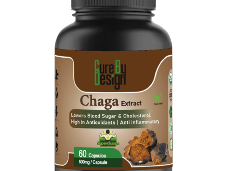 Cure By Design Chaga Mushroom Capsules for Dogs and Cats Online