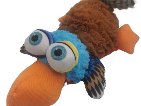 NutraPet The Big Eyed Chicken Toy for Dogs (Multicolour) Hot on Sale