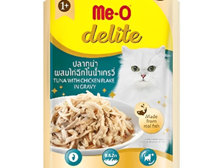 Me O Delite Tuna With Chicken Flake In Gravy Cat Wet Food Discount