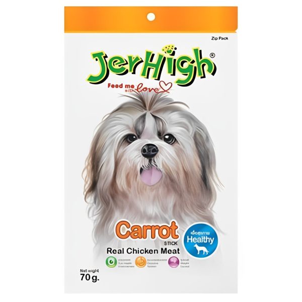 JerHigh Chicken Carrot and Chicken Spinach Dog Treats Combo on Sale