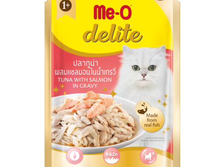 Me O Delite Tuna Salmon in Gravy Cat Wet Food Sale