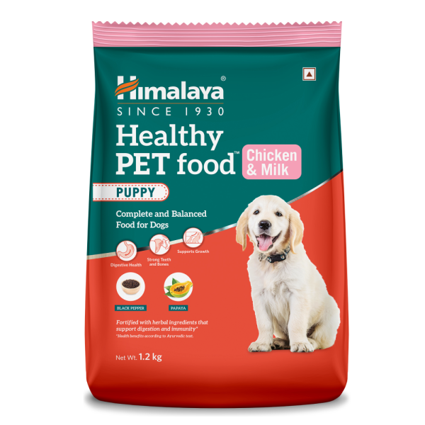 Himalaya Chicken & Milk Healthy Pet Puppy Dry Food Supply