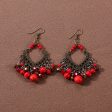 Wholesale Bohemian Tassel Turquoise Vintage Earrings For Discount