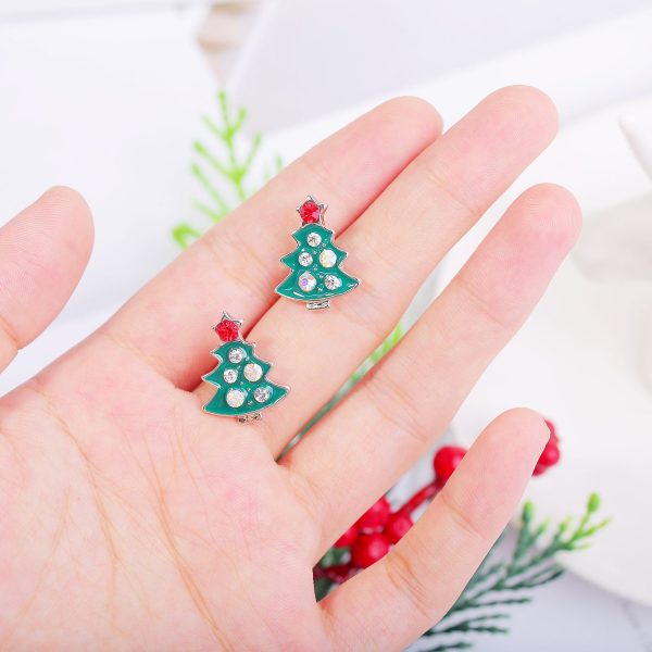 Wholesale Christmas Earrings Snowflake Bell Christmas Tree Earrings on Sale