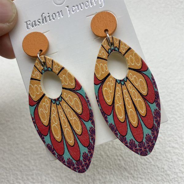 Wholesale Bohemian Wooden Earrings For Cheap