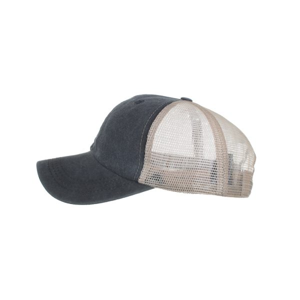 Wholesale Washed Cotton Smooth Mesh Baseball Cap For Discount