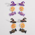 Wholesale Funny Pumpkin Hat Halloween Exaggerated Color-contrast Earrings Cheap