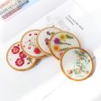 Wholesale 6pcs Resin Dried Flower Rose Conch Creative Ornaments Specimen Bamboo Coaster Online