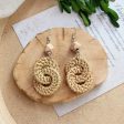 Wholesale Bohemian Leisure Holiday Rattan Earrings For Discount