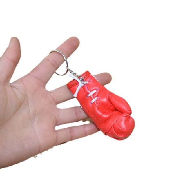 Wholesale Mini Realistic Boxing Gloves Keychain Fashion