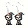 Wholesale Halloween Mummy Pumpkin Black Cat Devil Skeleton Earrings Hot on Sale