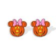 Wholesale Halloween Heat Shrink Cute Bat Earrings Fashion