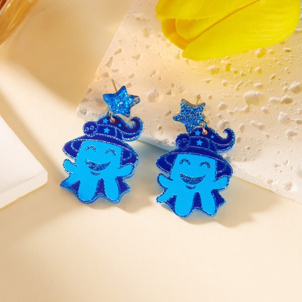 Wholesale Creative Halloween Acrylic Earrings Supply