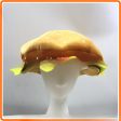 Wholesale Funny Halloween Easter Craft Gifts Hamburger Hat Online Hot Sale