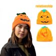 Wholesale Halloween Pumpkin Children s Knitted Hat Discount