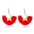 Wholesale Fan Tassel Star Geometric Vintage Earrings Sale