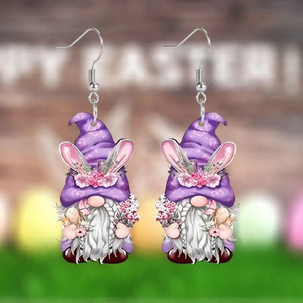 Wholesale Christmas Elk Christmas Tree Dwarf Santa Claus Pendant Earrings Online