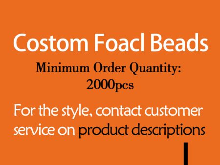 Custom Private Mold Focal Beads ( Please contact customer service for the style of beads ) Supply