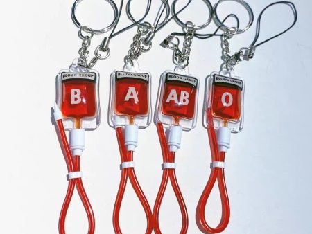 Wholesale Plasma Blood Bag Mobile Phone Pendant Keychain on Sale