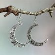 Wholesale Retro Style Hollow Moon Earrings Supply