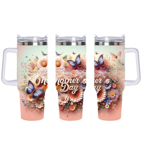 Wholesale Mother s Day Series 40oz Car Handle Large Capacity Ice Bomber Cup Online