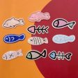 Wholesale 5pcs Cartoon Fish Acrylic FlatBack Cute Accessories For Cheap