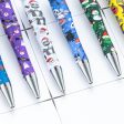 Wholesale Beadable Pens DIY Creative Christmas Halloween Printed Multi-color Ballpoint Pens For Sale