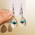 Wholesale 6pcs Handmade Glue-dried Flower Resin Earrings Fashion