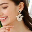 Wholesale Halloween Ghost Rice Bead Earrings on Sale