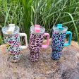 Wholesale Colorful Leopard Print 40oz First Generation Handle Ice Cup Cheap