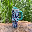 Wholesale Colorful Leopard Print 40oz First Generation Handle Ice Cup Cheap