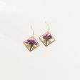 Wholesale 6pcs Real Flower Dried Flower Drop Glue Earrings Online Hot Sale