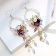 Wholesale Long Female Exaggerated Retro Crystal Streaming Earrings Hot on Sale