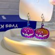 Wholesale Halloween Funny Colorful Gradient Electroplating Color Matching Earrings Online now