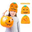 Wholesale Halloween Pumpkin Children s Knitted Hat Discount