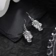 Wholesale Halloween Trendy Street Style Hip-hop Style Skull Earrings on Sale