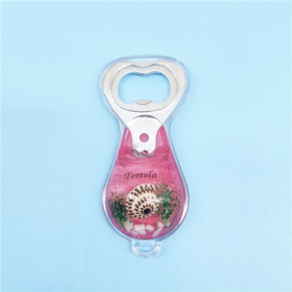 Wholesale 6pcs Multifunctional Beer Bottle Opener Glue Small Conch Keychain For Sale