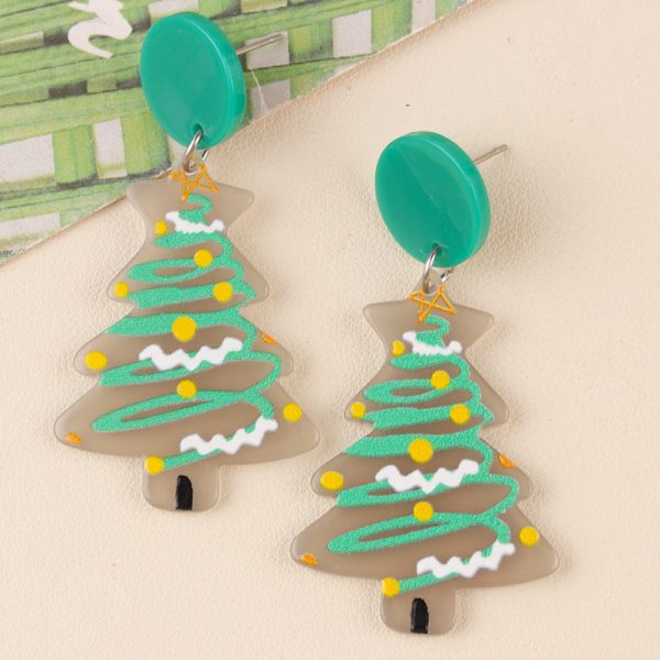 Wholesale Christmas Gift Socks Acrylic Earrings For Cheap