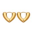 Wholesale High-grade Gold Stainless Steel Braided Thick U-shaped Earrings For Discount