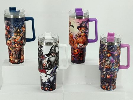 Wholesale Halloween Stainless Steel 40oz Ice Blaster Cup with Straw Supply