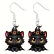 Wholesale Halloween Mummy Pumpkin Black Cat Devil Skeleton Earrings Hot on Sale