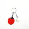 Wholesale Creative Table Tennis Ball Keychain Hot on Sale